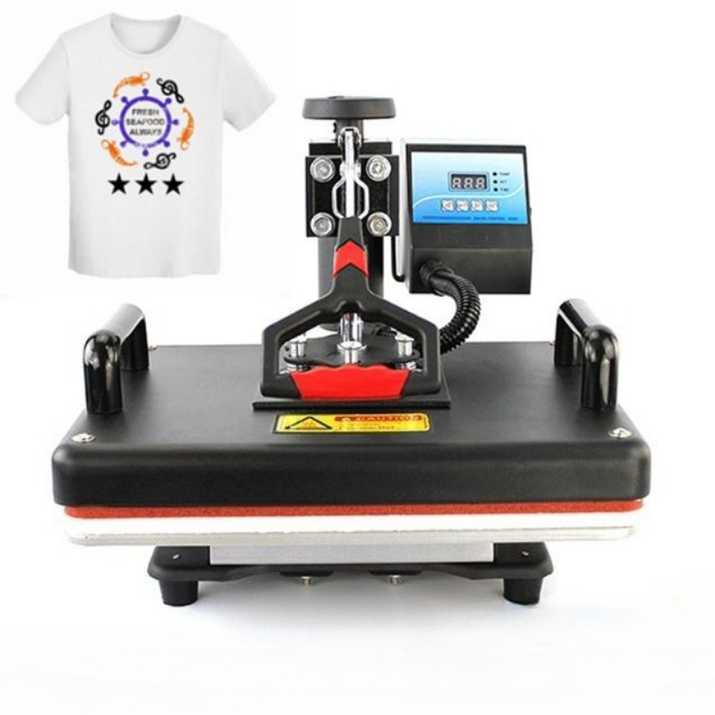 Commercial Shirt Printing - Máquina de Prensa de Calor Multifunción