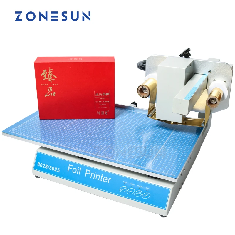 Foil Transfer Machine - ZONESUN 8025 máquina de estampación en