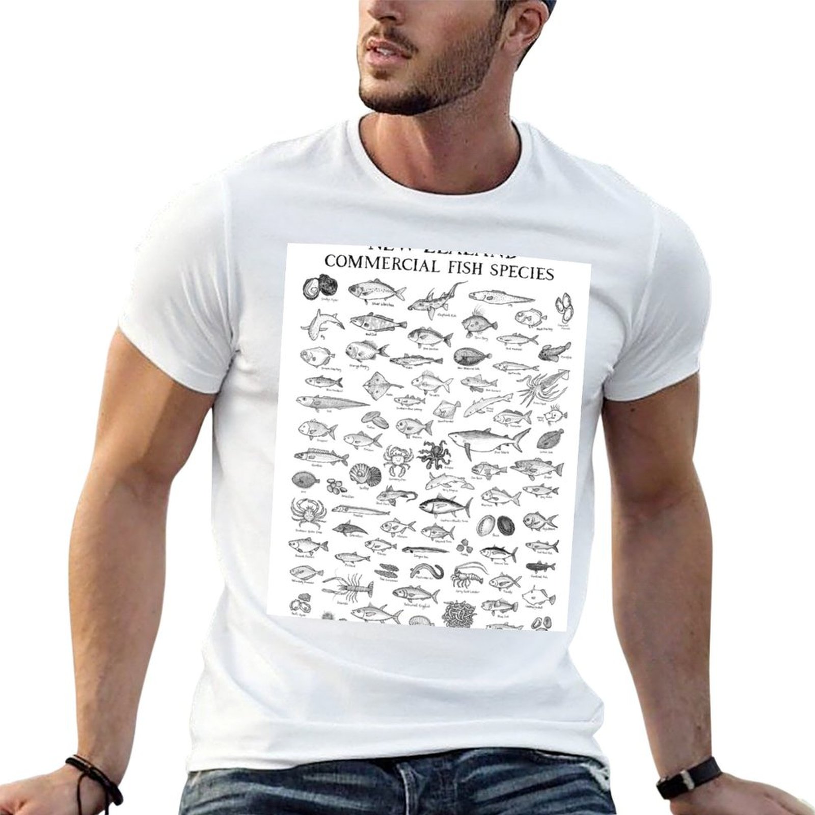 Commercial Shirt Printing - Camiseta con estampado de especies de