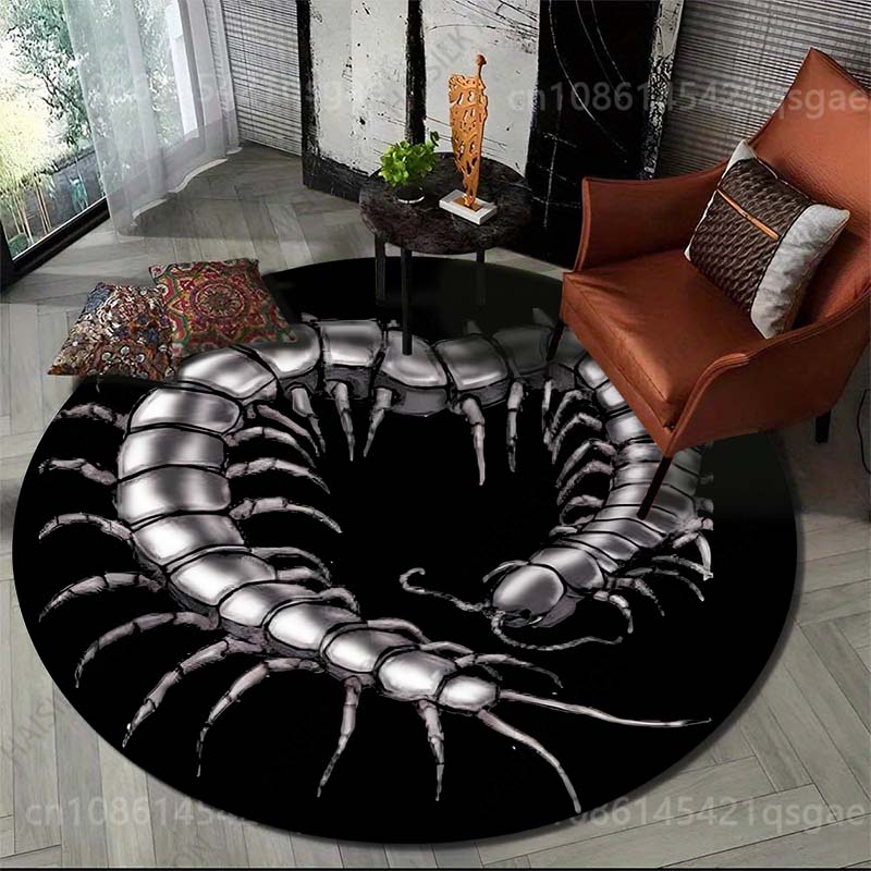 Commercial Printing And Design - Alfombra redonda con diseño de centipeda