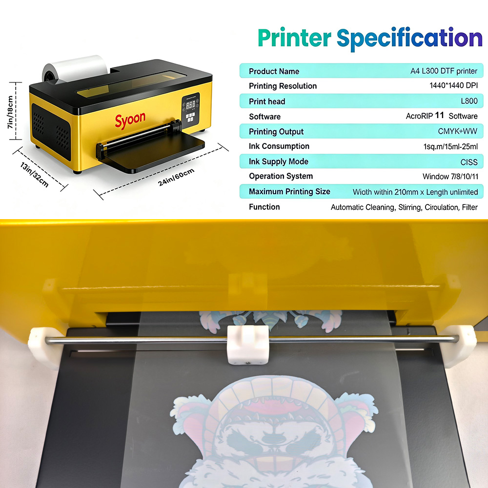 Impresora DTF A4 mejorada con  - Commercial Digital Printing reseña y precio