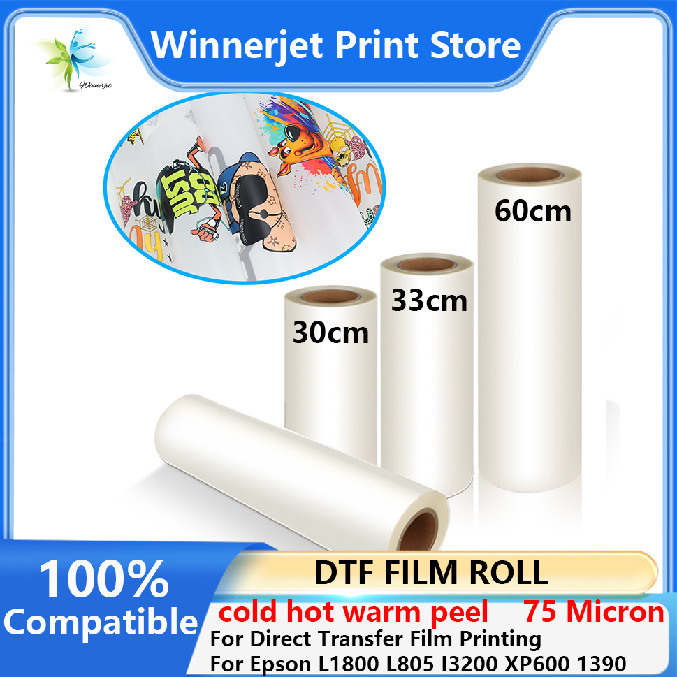 Rollo de Película PET DTF de 3 - Dtf Hot Peel Film reseña y precio
