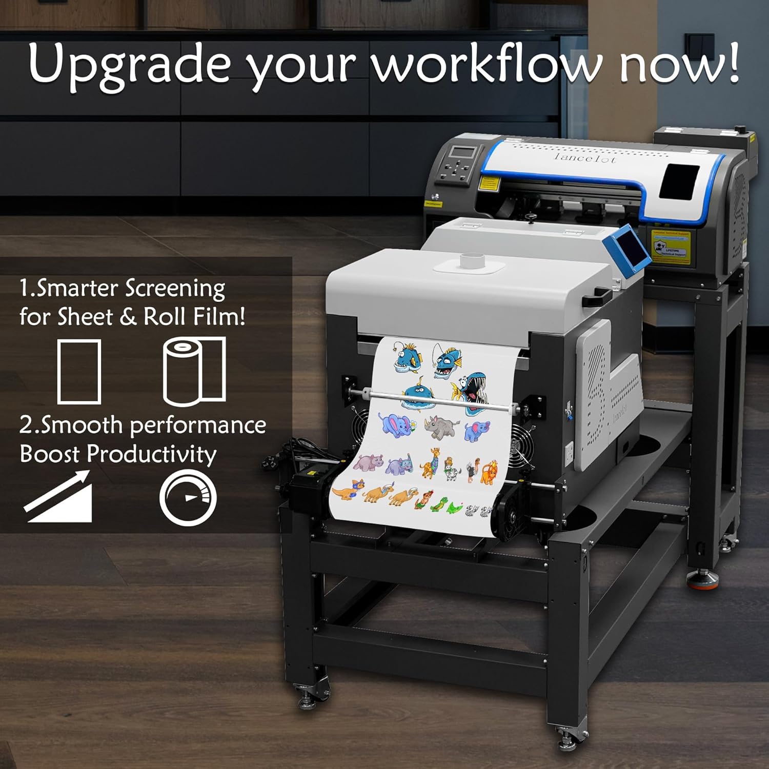 Paquete de impresora Lancelot  - Commercial Shirt Printing reseña y precio