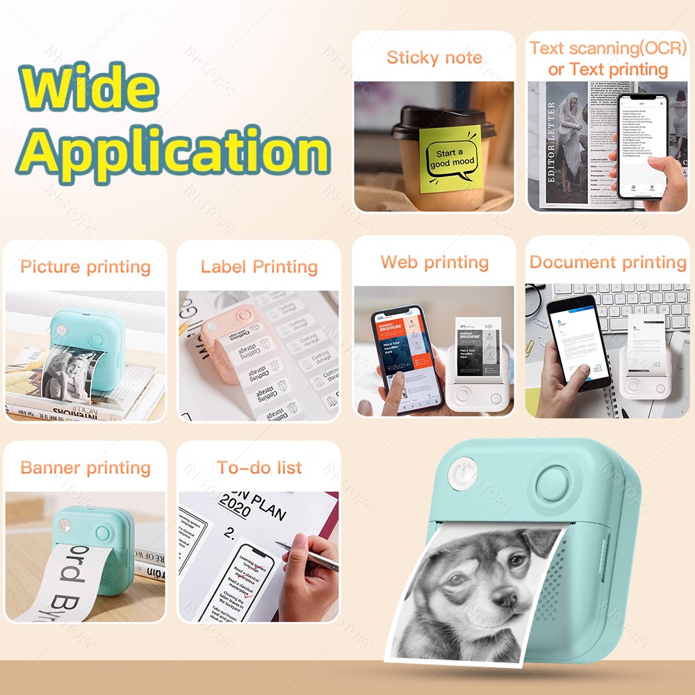 Mini impresora de bolsillo de  - Commercial Photo Printer reseña y precio