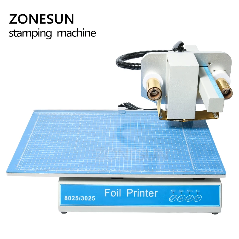 ZONESUN 8025 máquina de estamp - Foil Transfer Machine reseña y precio