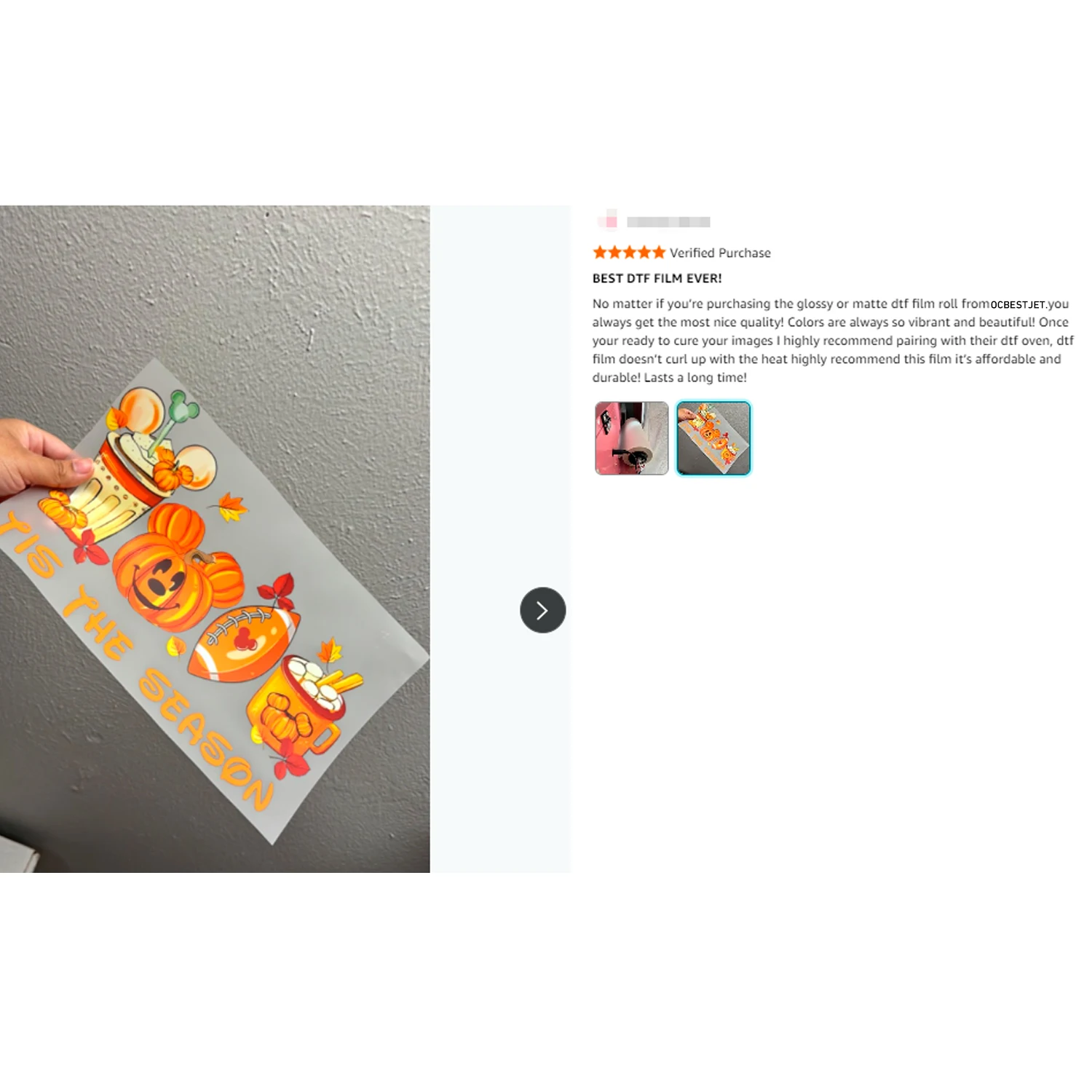 Rollo de Película DTF de 30 cm - Dtf Hot Peel Film reseña y precio